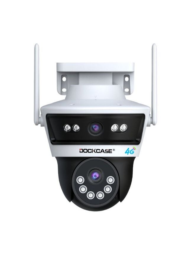 DOCKCASE 4G Security Solar 3mp Dual-Lens, 4G PTZ Outdoor Camera  - Image 2
