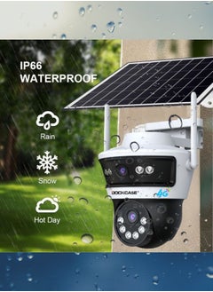 DOCKCASE 4G Security Solar 3mp Dual-Lens, 4G PTZ Outdoor Camera  - Image 4