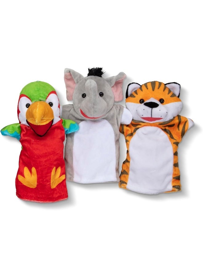 Melissa & Doug Safari Buddies Hand Puppet Set, Set Of 6, Age 2+  - Image 4