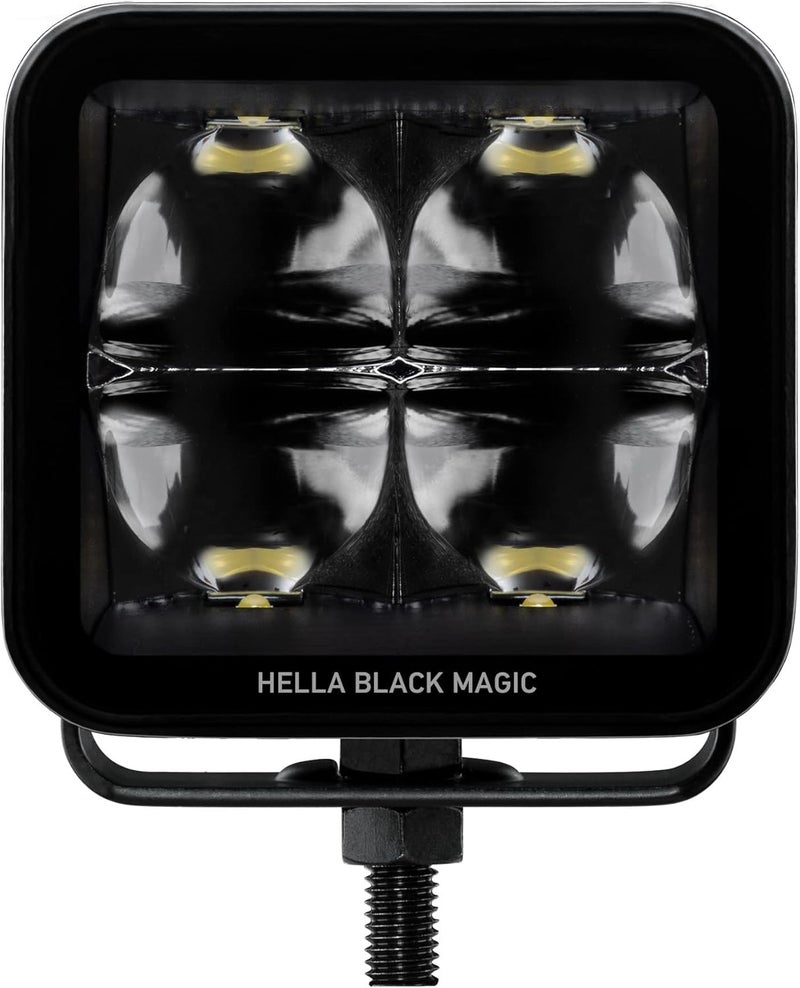 Hella LED Series 3.2 Inch Cube Kit - High Beam Off-Road LED Spotlight with Wiring Harness - Image 2