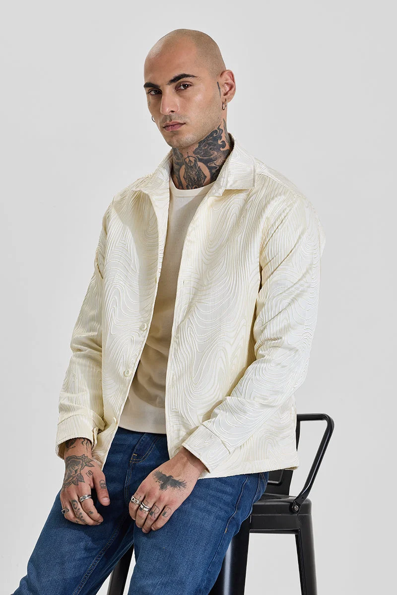 SNITCH جاكيت بقصة مريحة بنقشة بارزة