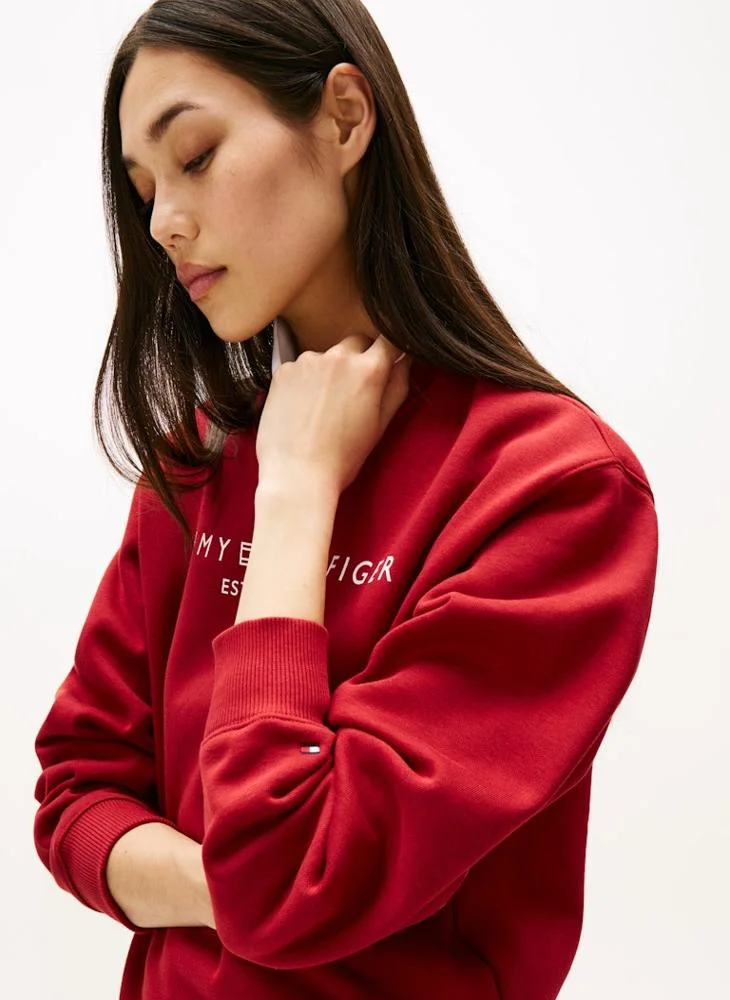 TOMMY HILFIGER Graphic Crew Neck Sweatshirt