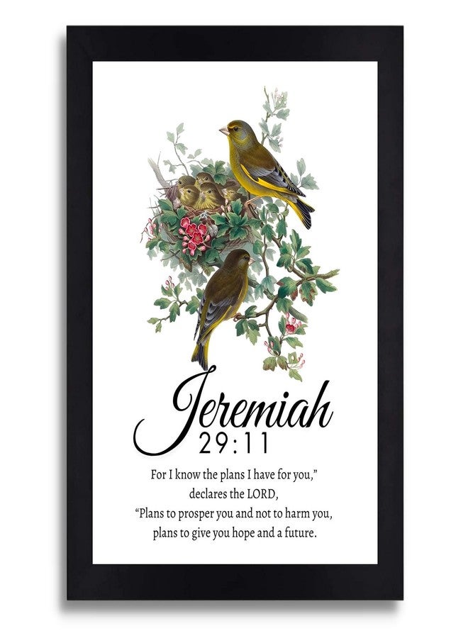 Interio Crafts Jeremiah 29:11 Bible Verse Wall Frame (Black, Synthetic Wood) - Image 1
