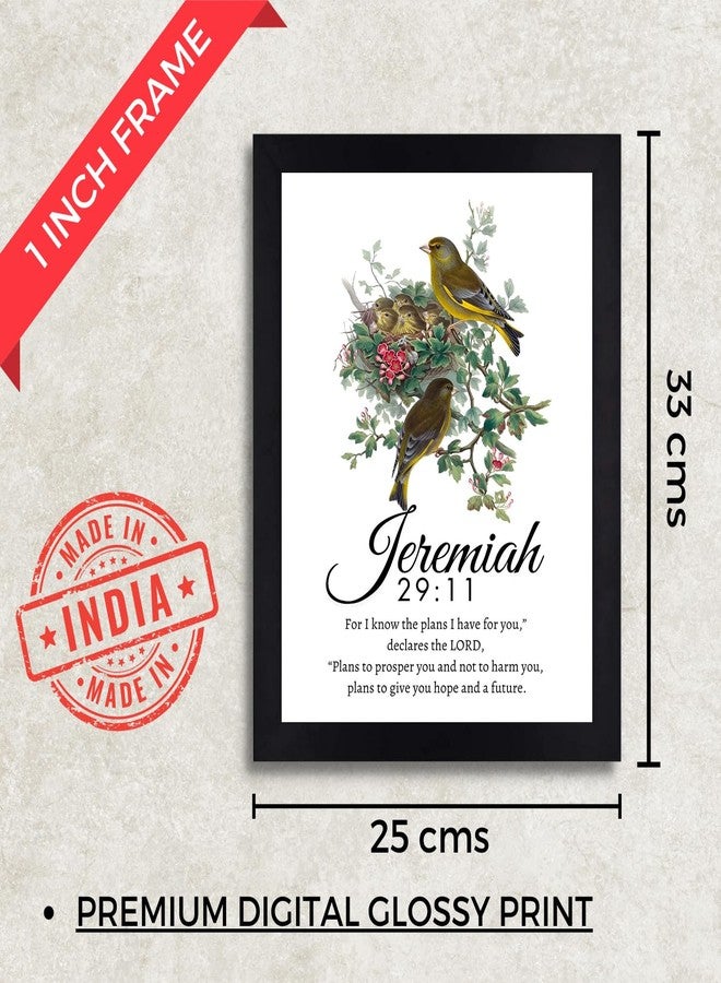 Interio Crafts Jeremiah 29:11 Bible Verse Wall Frame (Black, Synthetic Wood) - Image 4