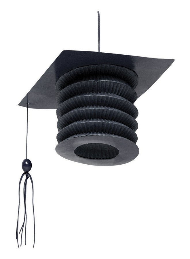 Creative Converting 31113 Shaped Mortar Board Paper Lantern - Image 1