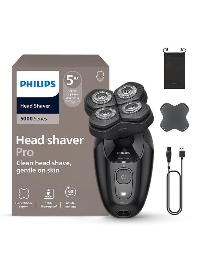 Philips Head Shaver Pro 5000 Series with ComfortCut Blades HS5980/15 black - Image 1