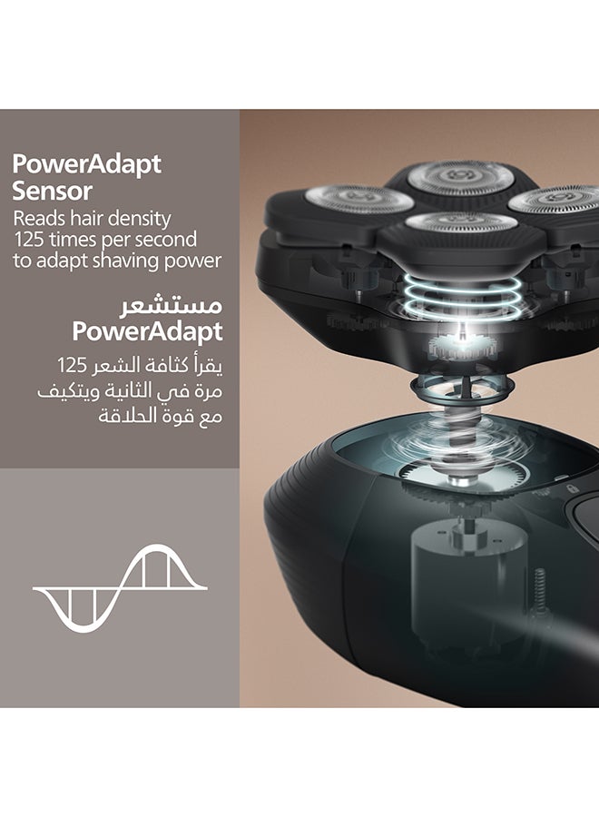 Philips Head Shaver Pro 5000 Series with ComfortCut Blades HS5980/15 black - Image 3