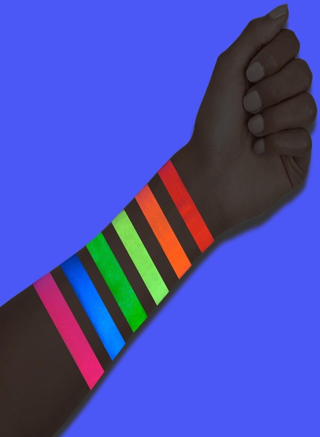 CCbeauty 36 Colors Face Body Paint,Professional Large Face Painting Kit,Neon Face Painting Palette,Oil-Based Non-Toxic Special Effect SFX Makeup Kit,Halloween Costume Cosplay For Adult With 10 Brushes - Image 4