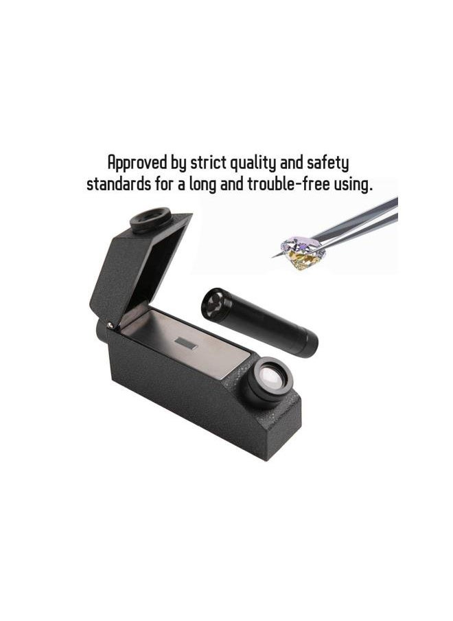 Generic - Jewelry Gem Refractometer, RHG181 1.30-1.81 Professional Gemstone ldentification Gem Refractometer,Portable Jeweler Tester Tool, Gemological Gemstone Gem Refractometer - Image 1