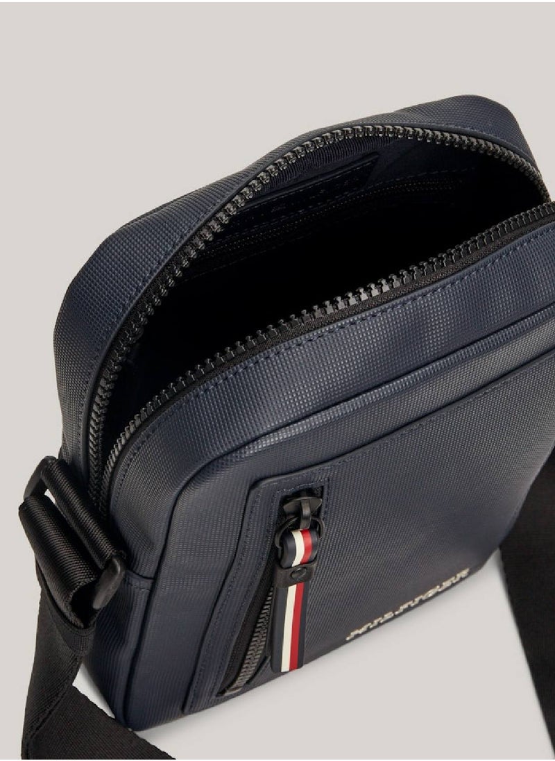 Men's Essential Pique Small Reporter/ Messenger Bag -  Pique texture, Blue - pzsku/Z3A3006D0C54E9C63AE32Z/45/_/1723744069/a88c615b-8b3f-4531-91ab-c6ac83ba1b06