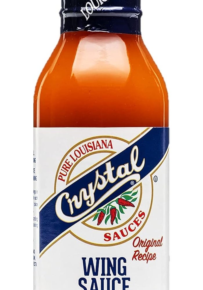 Crystal صلصة الأجنحة الأصلية كريستال بيور لويزيانا - 12 أونصة من تتبيلة أجنحة الجاموس بالفلفل الحار aged - Image 1