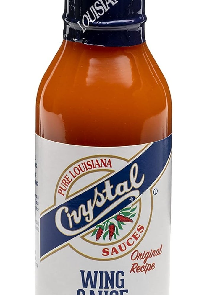 Crystal صلصة الأجنحة الأصلية كريستال بيور لويزيانا - 12 أونصة من تتبيلة أجنحة الجاموس بالفلفل الحار aged - Image 3