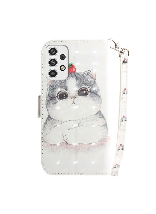 S-TOP Case For Samsung Galaxy A23 3D Colored Horizontal Flip Leather Phone Case - Image 3