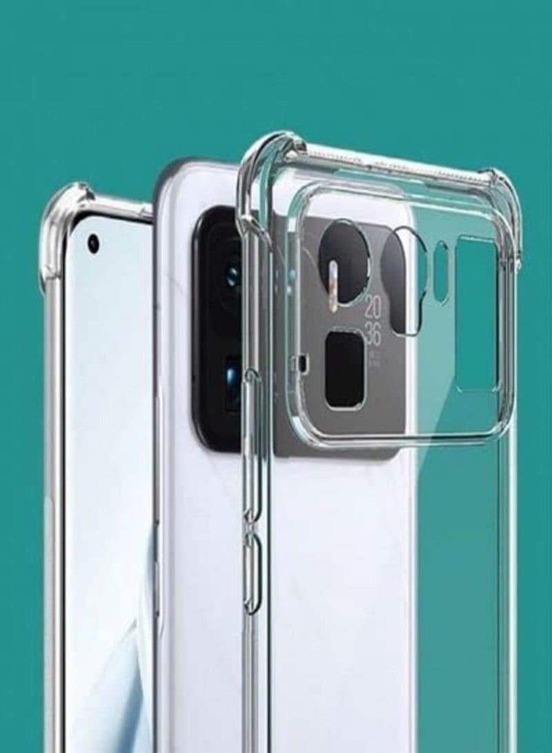 نيو غطاء خلفي مرن ناعم شفاف من مادة TPU مع حماية للكاميرا ومصد مقاوم للصدمات في الزوايا لهاتف Xiaomi Mi 11 جراب شفاف للغاية - Image 3