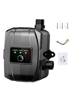 24 Volt Portable Automatic Water Pressure Booster Pump, 150 Watt Shower Booster Pump with Automatic Flow Switch, Hot and Cold Water Pump for Tap/Faucet/Bathroom Shower (Black)