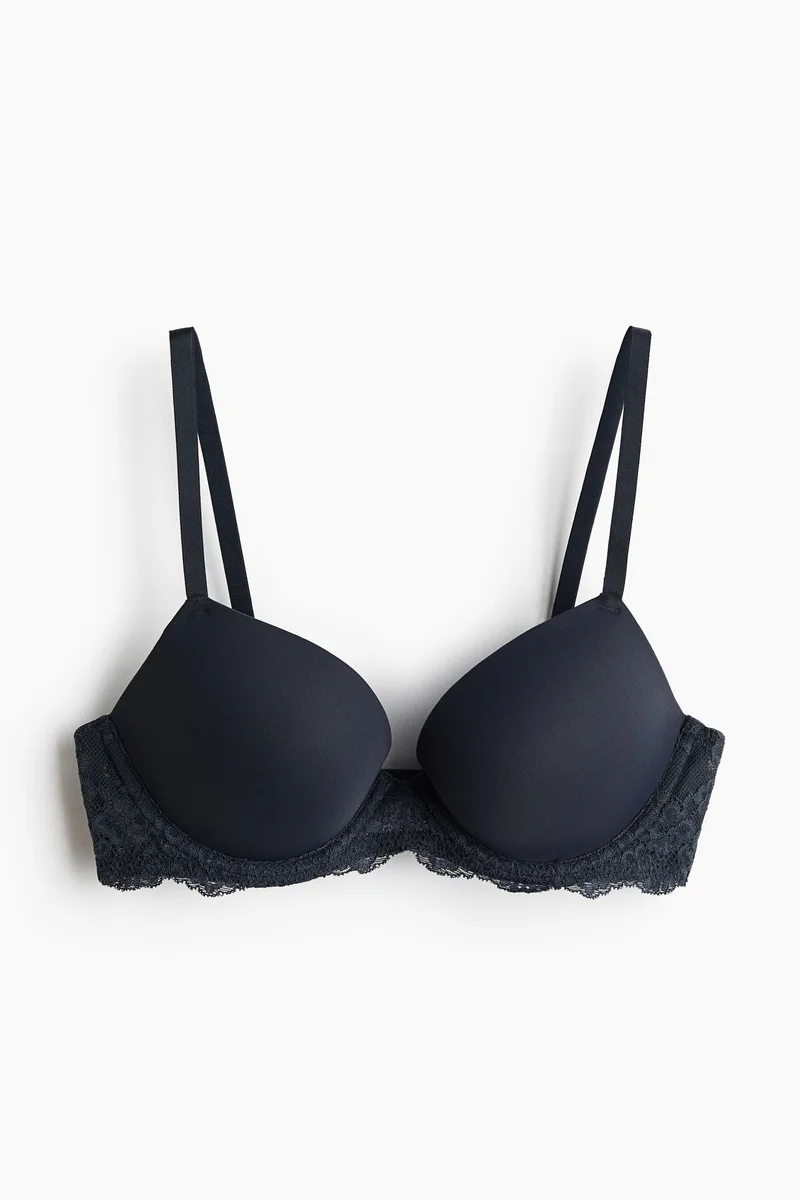 H&M Microfibre push-up bra