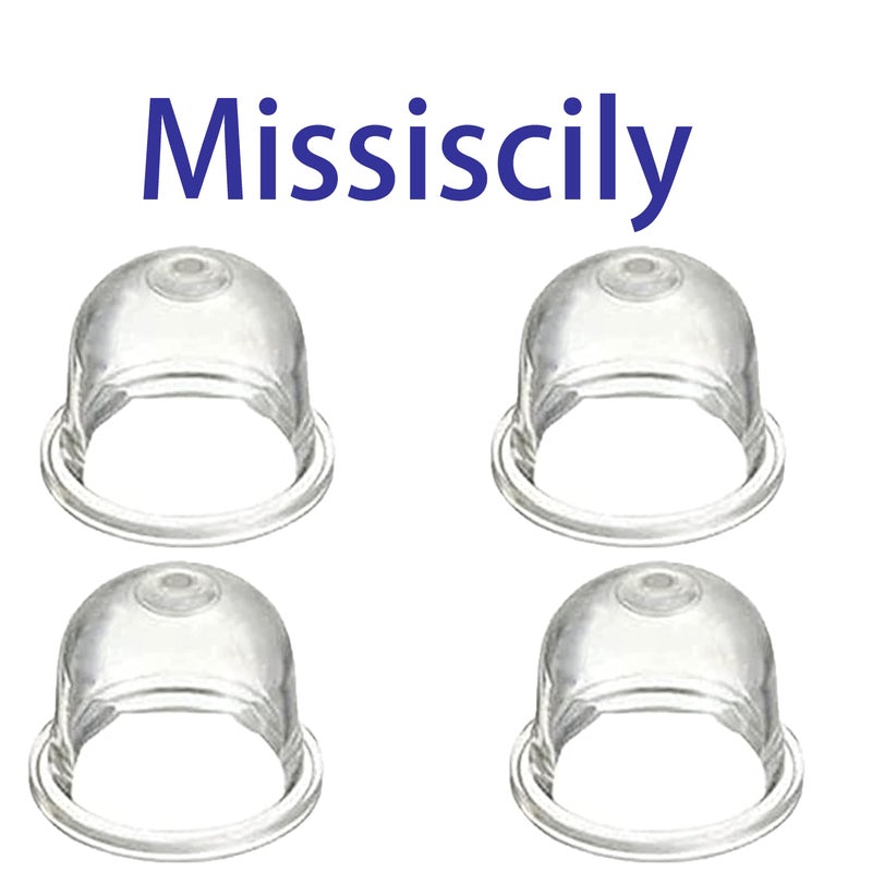 Missiscily 4-Pack 0057003 0057004 Carburetor Primer Bulb Replacement for Homelite Echo Stihl Robi Zama Primer Pouland 561635001 A01195A 0058001 12538108660 - Image 3