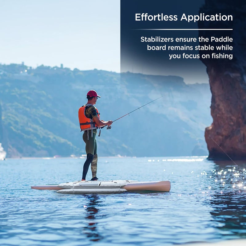 RANGLAND Rangland Stabilizers for Stand-Up Paddle Boards (Universal Fit) Inflatable SUP Balance Training Floats for Beginners, Kids, Fishing, Dogs, Yoga and More (Heavy Duty PVC) - Image 2
