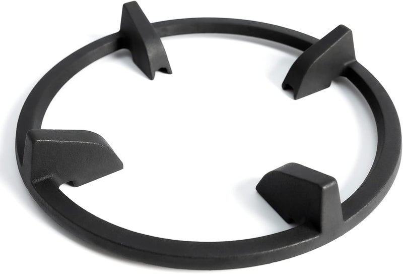 Charbrofire Wok Ring, Replacement Parts Cast Iron Wok Support Ring for Gas Stove Burner Grate Samsung, GE, Kitchenaid, LG, Whirlpool, Frigidaire, Kenmore Etc Gas Stove Stand Rack Accessories - Image 1