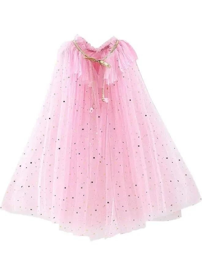 يونج شنج الفتيات كيب عباءة الأميرة اللامعة عيد ميلاد عيد ميلاد عيد ميلاد ， الأميرة عباءة 80 سم - Image 5