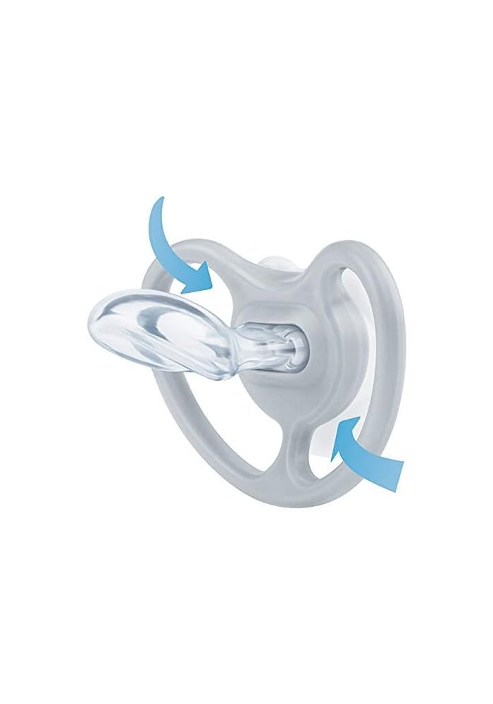 NUK Space Orthodontic Silicone Soother Set - Image 3