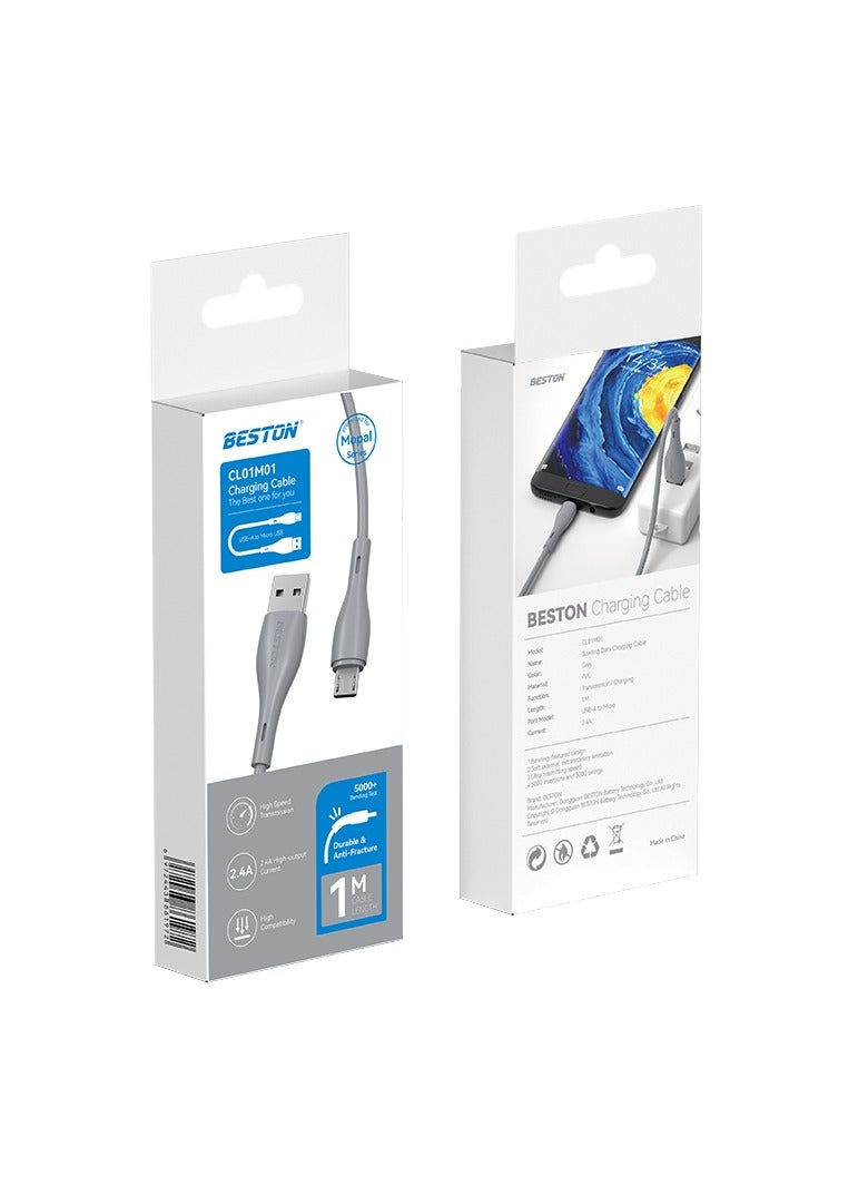 بيستون كابل بيستون مايكرو يو اس بي 1 متر 2.4 أمبير - Image 1