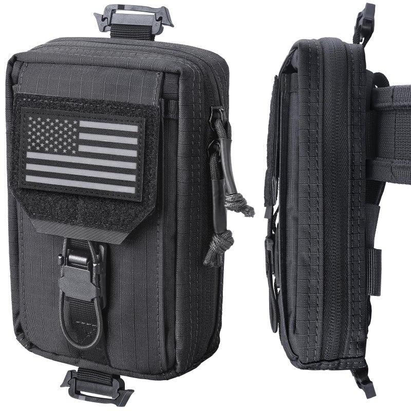 RXW MOLLE Accessories Phone Pouch Tactical Utility EDC Tool Holster Cellphone Holder for Vest & Duty Belt(Fits 4.5"-6.9" Gear) - Image 1