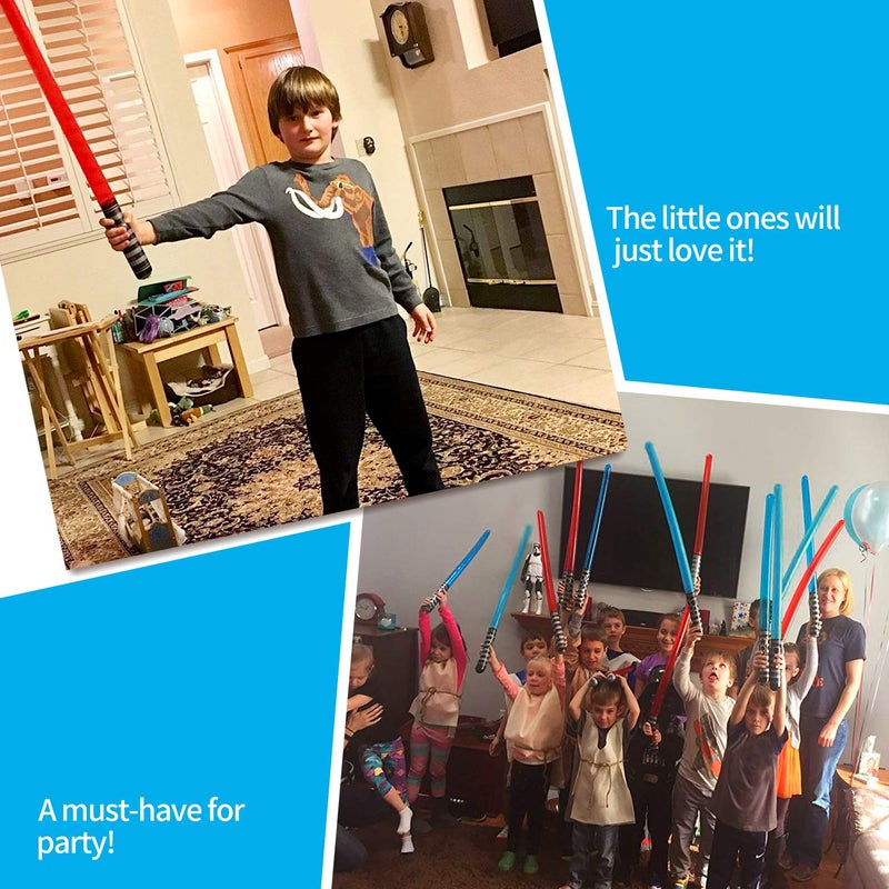 Novelty Place Inflatable Light Saber Sword Toys Set for Kids Party Favors, Pack of 8 Blow Up Light Sabers for Kids - Perfect for Birthday Parties, Cosplay Events, Party Favors - Image 5
