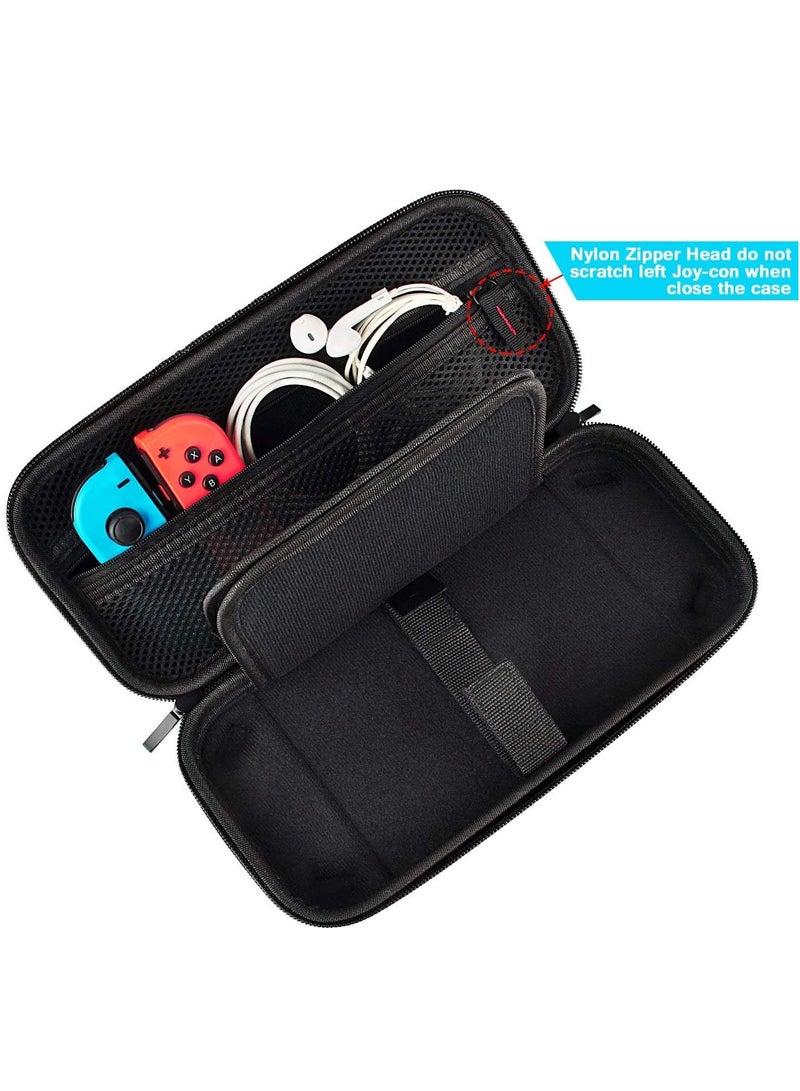Barakah Switch Carrying Case for Nintendo Switch With 20 Games Cartridges Protective Hard Shell Travel Carrying Case Pouch for Nintendo Switch Console Accessories - Image 2