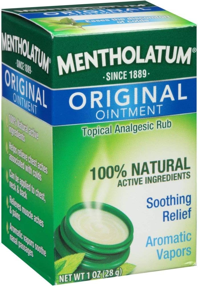 mentholatum Mentholatum Original Ointment Soothing Relief, Aromatic Vapors - 1 oz (Pack of 2)
