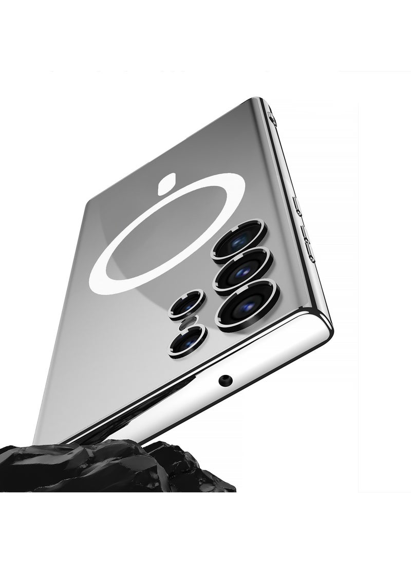 GKK - Gkk Compatible With Samsung Galaxy S24 Ultra Case TPU Phantom Support Mag_safe (Clear) - Image 1