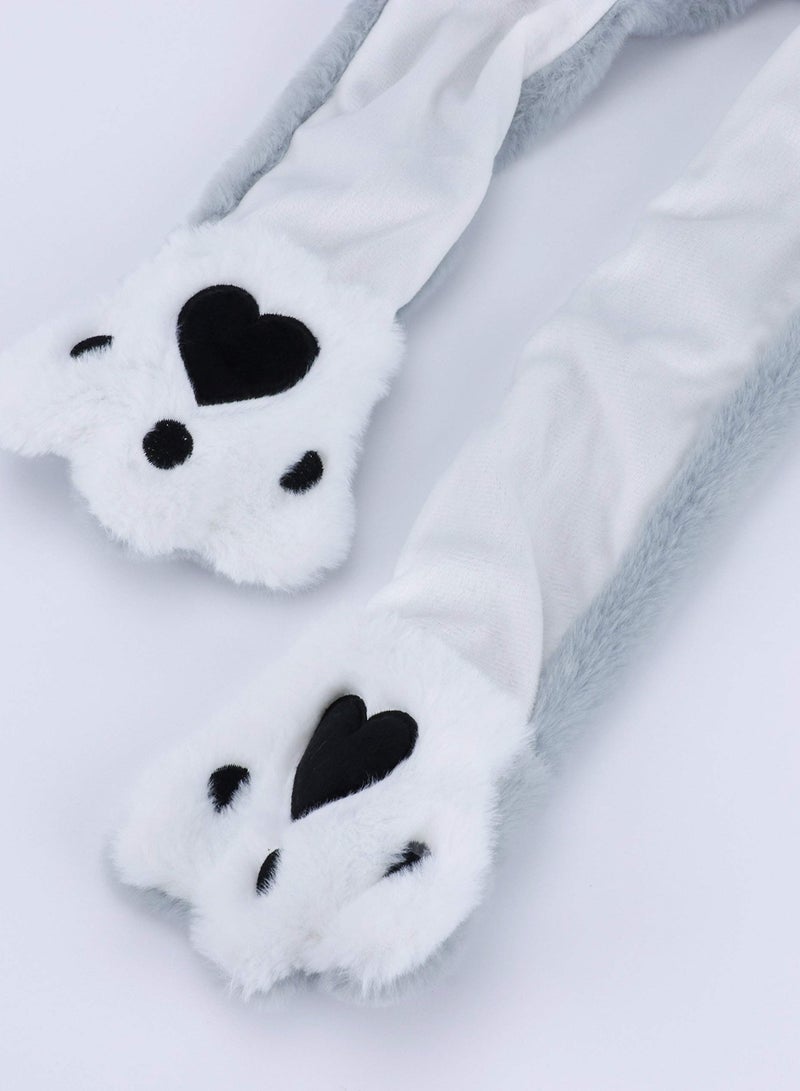 SYOSI Animal Hat with Ears Moving Jumping Pop Up Beating Plush Dress Up Cute Soft Jumping Animal Hat for Women Kids Party Great Gift 22 inches Animal Hat  - Image 4