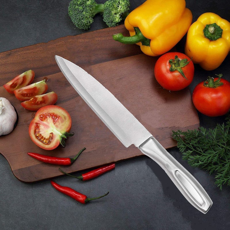 faas Chef Knife 7inch Kitchen Knife German High Carbon Damascus Stainless Steel Ultra Sharp Cooking Knives Razor Sharp Blade Full Tang - Image 2