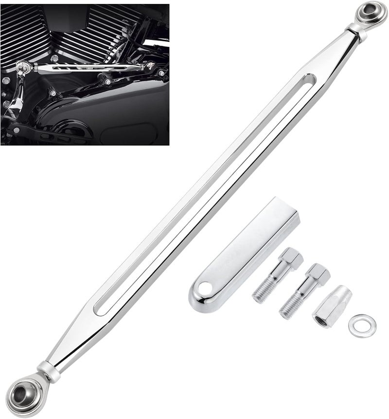 Amazicha Chrome Shift Linkage Compatible for Harley Softail Road King Electra Glide Street Glide Touring 1980-2024 - Image 1