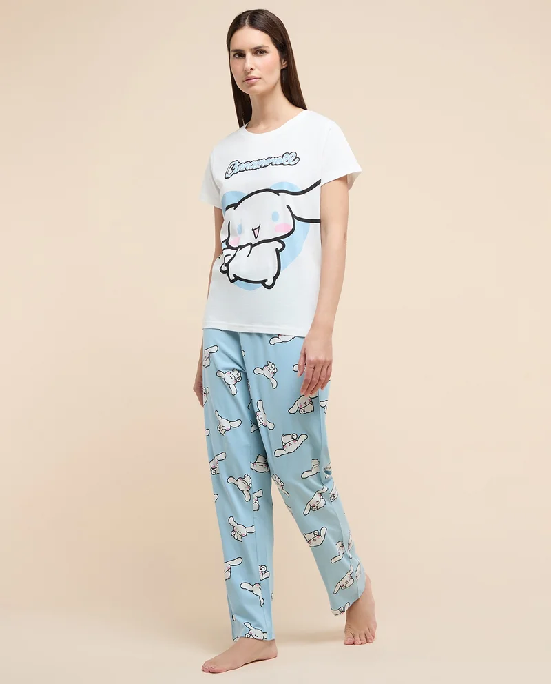 R&b Cinnamoroll Printed Pyjama Set