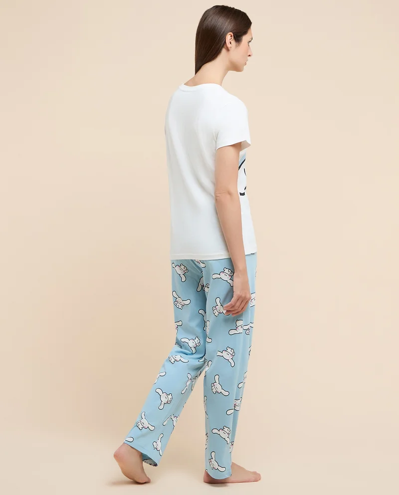 R&b Cinnamoroll Printed Pyjama Set