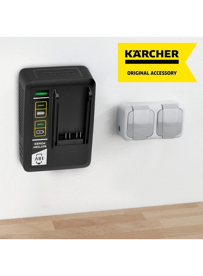 Kärcher 24450320 Fast 18V Battery Charger, Black, 2,5 y 5,0 Ah - Image 2
