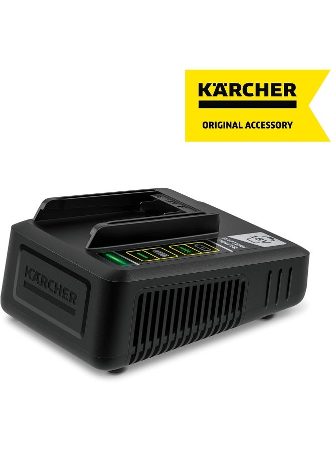 Kärcher 24450320 Fast 18V Battery Charger, Black, 2,5 y 5,0 Ah - Image 4
