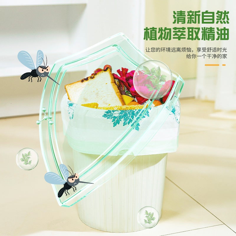 Tear-Free Wormwood Flavor Mosquito Repellent Garbage Bag Anti-Mosquito Kitchen Household Portable Thickened Withdrawable Printed Plastic Bag - Image 4