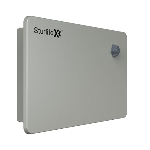 Sturlite Ovix Double Door MCB Distribution Board | 10 Way SPN (Single Pole and Neutral) | Metal Body with Premium Finish & Concealed Hinges | Cable Kit Included - (Pack of 1) - Image 1