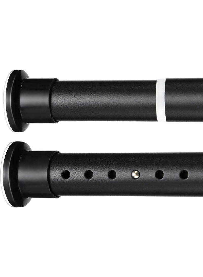 يوڠام قضيب ستارة قابل للتمدد بآلية الشد – قضيب ستارة نابضي قابل للتعديل بدون حفر، مصنوع من الفولاذ المقاوم للصدأ، سهل التركيب، غير قابل للصدأ، يمكن استخدامه كعلاقة ملابس في الخزانة أو المطبخ - Image 1