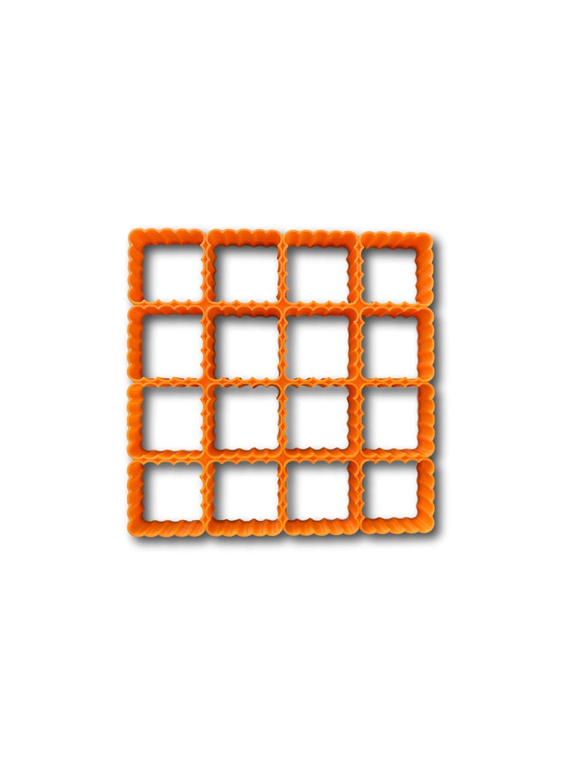 Cookie Cutz 1x16 Scalloped Shape Square Multi Cutter 