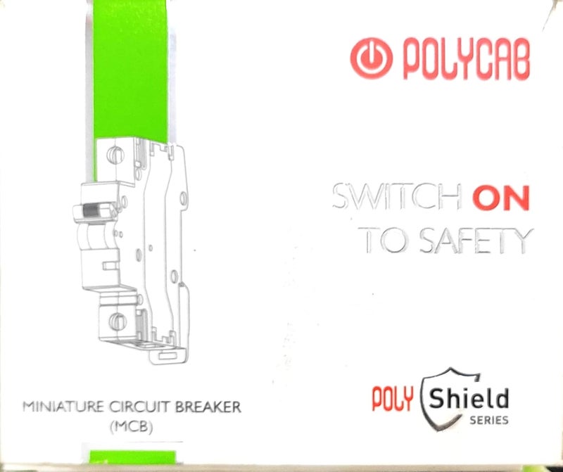 Polycab PVC Plastic 16 Amp SP Mini MCB Single Pole C Curve Low Voltage Miniature Circuit Breaker White - Image 5