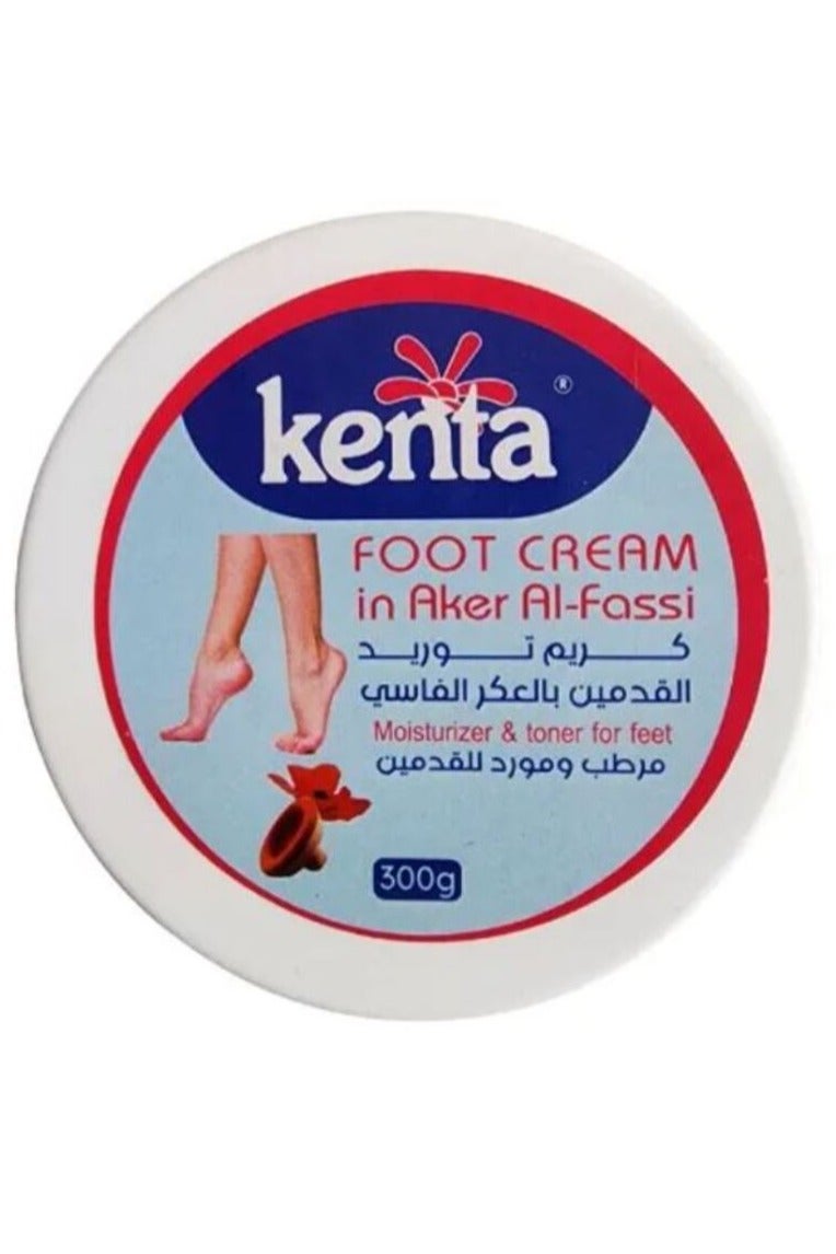 Kenta Foot Cream for Brightening, Akr Al-Fassi, 300g