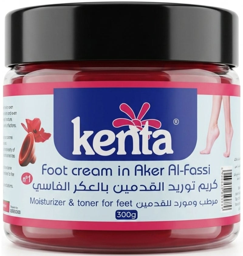 Kenta Foot Cream for Brightening, Akr Al-Fassi, 300g - Image 2
