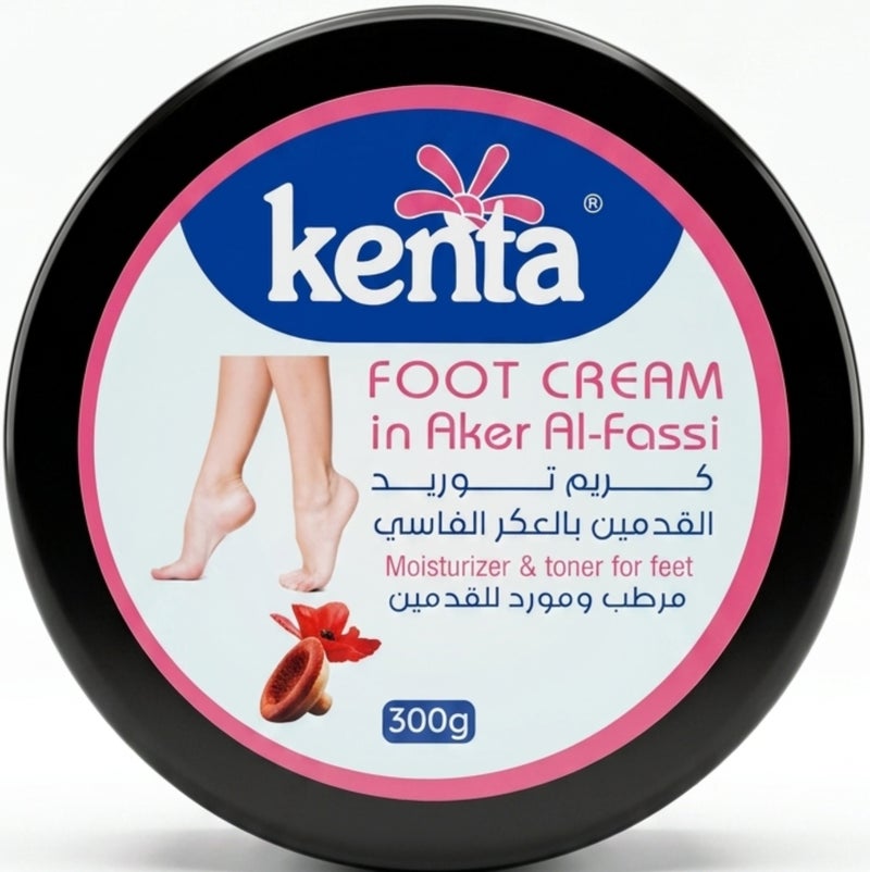 Kenta Foot Cream for Brightening, Akr Al-Fassi, 300g - Image 1