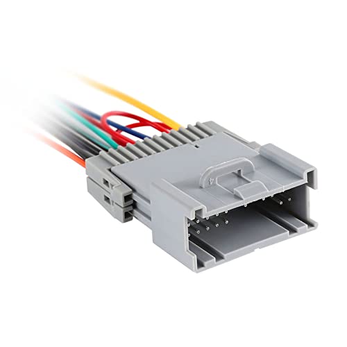 RED WOLF Radio Wiring Harness for Select Saturn 2000-2005 L Series/SL/Ion/SW/SC 70-2002 Stereo Wire Connector Plug Non Factory AMP Amplifier - Image 1