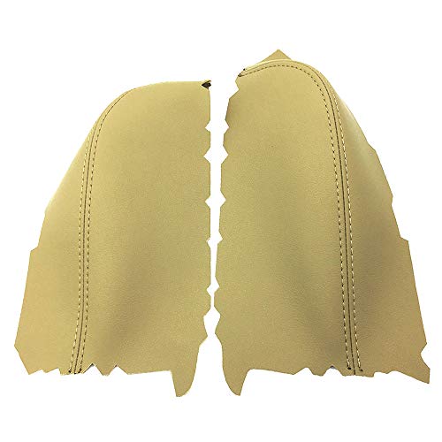 DSkoiph Armrest Synthethic Leather Cover Fit for Honda Pilot 09-13 (Front Door Panel Armrest Cover, Beige) - Image 2