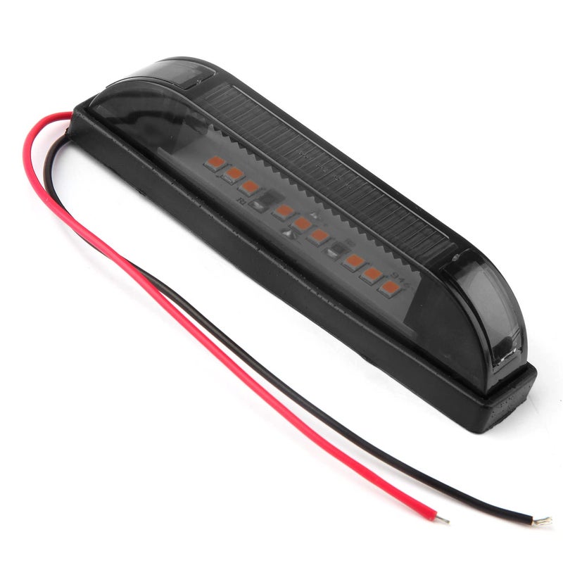 Partswcgg مجموعة أضواء علامة الشبك الأمامي LED بقطر 4 إنش، 4 قطع أضواء LED كاملة بقطر 4 إنش للسيارات والشاحنات، 4"x1" شريط إضاءة للمركبات الترفيهية والقوارب 12 فولت - Image 2
