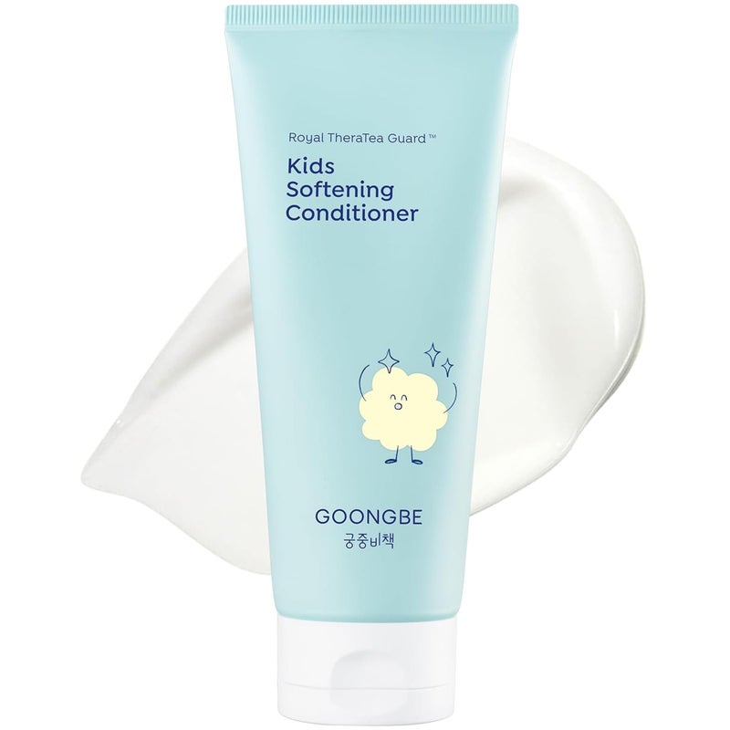 GOONGBE Kids Detangling Conditioner â€“ Silicone-Free Softening for Frizzy Tangle-Prone Hair â€“ Lightweight Non-Greasy with Triple Oil Complex (Macadamia, Sunflower, Oat), Allergen-Free 6.76 fl oz - Image 1